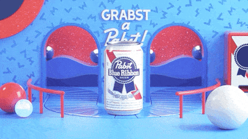 Beer Can GIF by Pabst Blue Ribbon