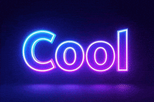 Neon Text GIF