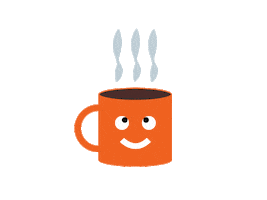 Sticker Coffee Sticker by VISUELL Studio für Kommunikation