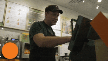 Snag work cashier cash register jamba juice GIF
