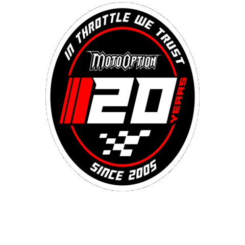 20 Years Moto Sticker by MotoOption