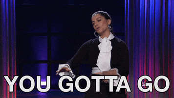 Get Out Goodbye GIF by A Little Late With Lilly Singh