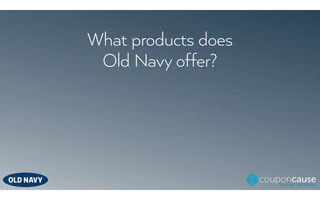 thecouponcause faq coupon cause old navy GIF