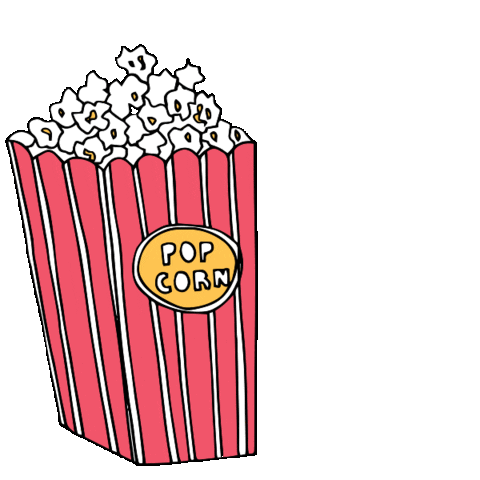 wallpapers Transparent Popcorn Popping Gif popcorn sticker by abiby for ios