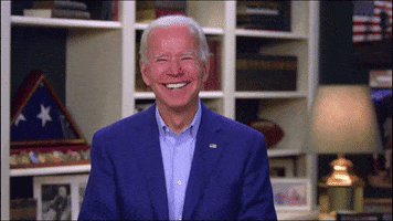 Joe Biden Smile GIF by The Late Show With Stephen Colbert