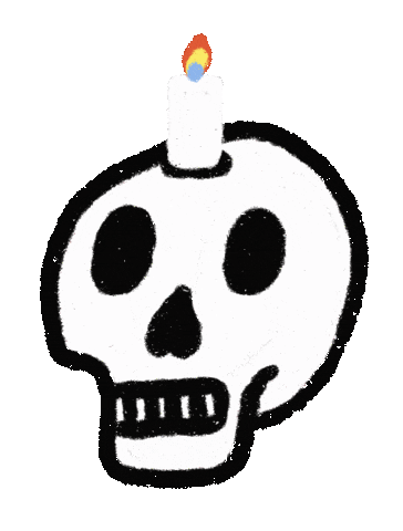 Dia De Los Muertos Halloween Sticker