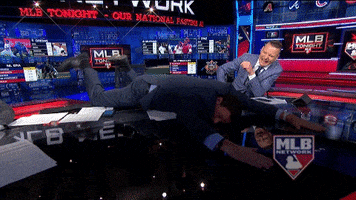 Eric Byrnes Laughing GIF by MLB Network