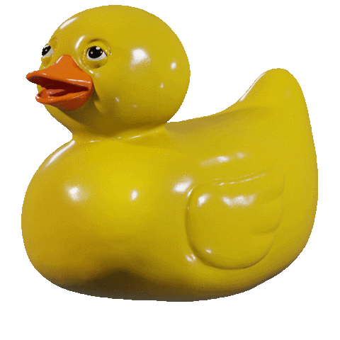 Rubber Duck Sticker by jellygummies