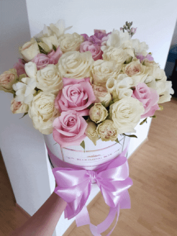 bloomingboxro i love you roses multumesc te iubesc GIF