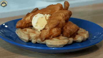 Hungry Chicken And Waffles GIF by Hyper RPG