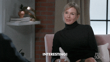 This Is Interesting Renee Zellweger GIF by PBS SoCal