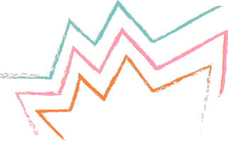 Rainbow Color Sticker by Via Mia