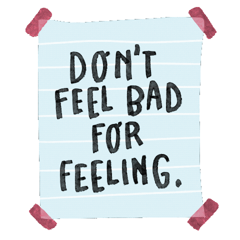 Feelings Feel Bad Sticker by Qualcosa di Erre