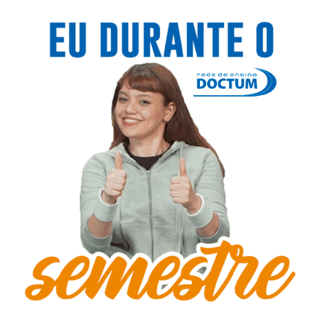 Universidade Sticker by Rede Doctum
