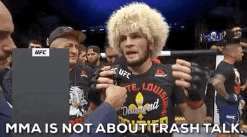 Trash Talk Sport GIF by UFC