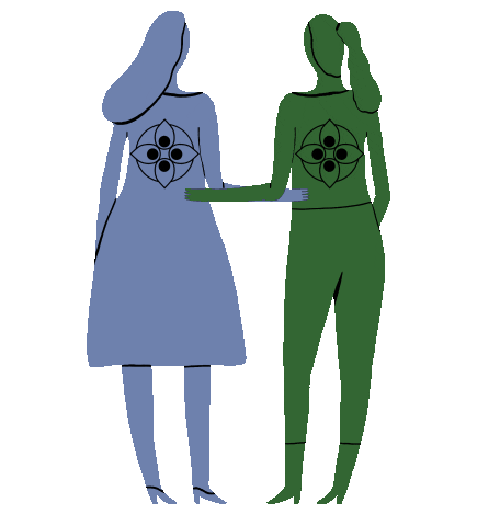 Girlfriends Calming Sticker by Neo Nature Cosmetics