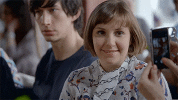 lena dunham peace sign GIF by Girls on HBO
