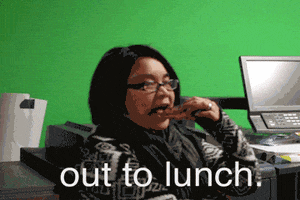 out to lunch janice GIF by Tiffany