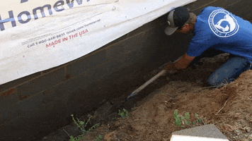 Shoveling Blue Collar GIF by JC Property Professionals