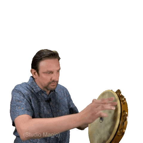 Roll Tambourine Sticker by Black Swamp Percussion