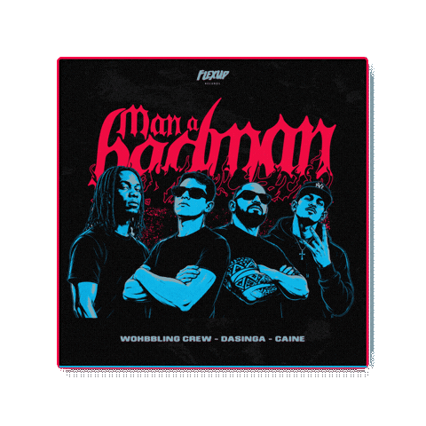 Dancehall Badman Sticker by Wohbbling Crew