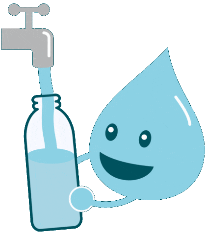 Refill Trinkflasche Sticker by a tip: tap