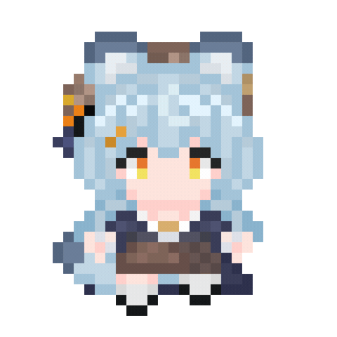 Pixel Neon Sticker