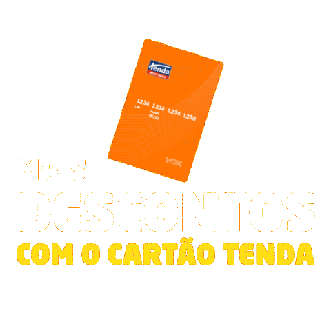 Cartão Tenda Sticker by Tenda Atacado