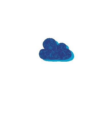 Cloud Sticker by carrotcrown