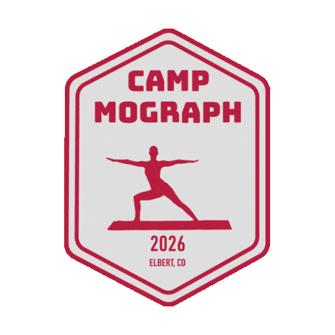 Yoga Camp Sticker by Mograph