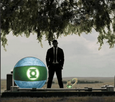 Green Lantern Planet GIF