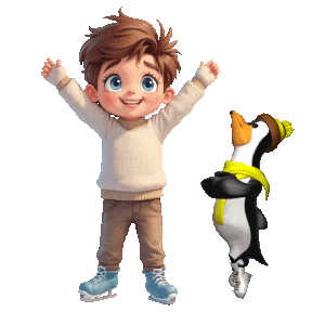 Ice Skating Sticker