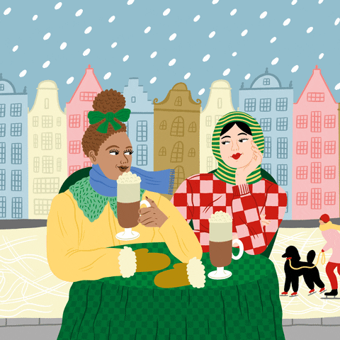 Winter Drinking GIF by Seattle Chocolate