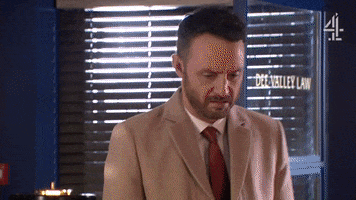 Scared James GIF by Hollyoaks