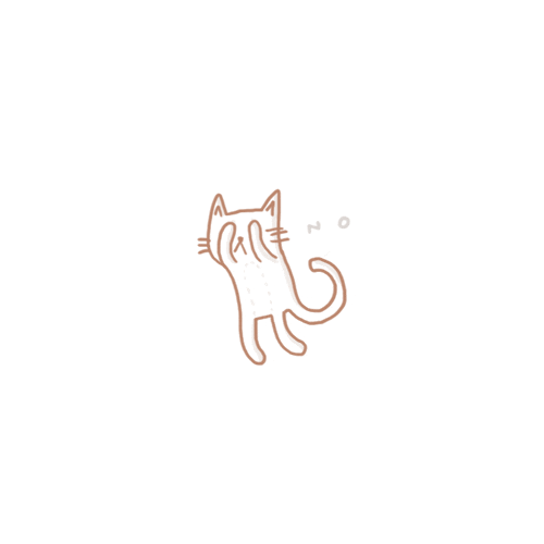 Cat No GIF by hoppip Find & Share on GIPHY