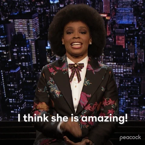 She Is Amazing Late Night GIF by PeacockTV