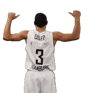 Cant Hear You Look At Me Sticker by easyCredit Basketball Bundesliga