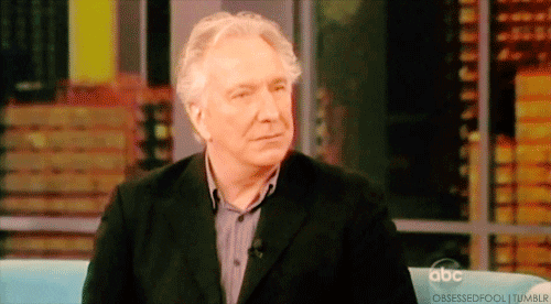  alan rickman no comment my lips are sealed sealed lips lips are sealed GIF