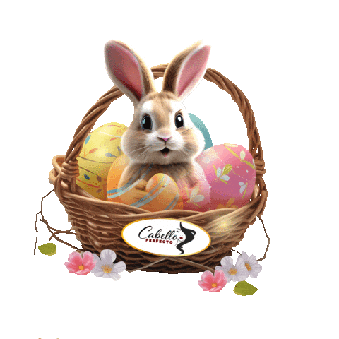 Easter Pascua Sticker by Cabello Perfecto
