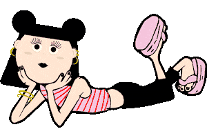 Pink Relax Sticker by Bexzy Gallego