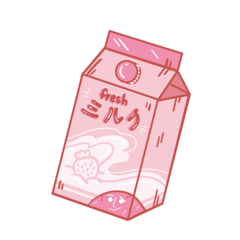 Milk Carton Sticker by Clamsarts
