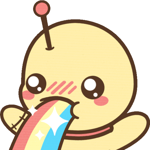 Rainbow Chibi Sticker by NemiMakeit