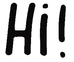 Hi Sticker