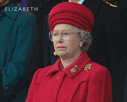 Bored Queen Elizabeth GIF by Madman Films