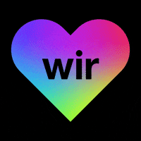 Heart Rainbow GIF by wirDesign