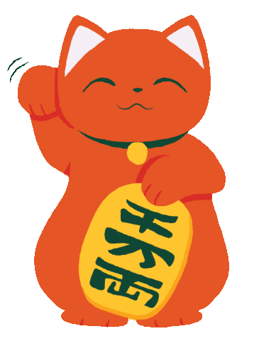Japan Good Luck Sticker by Megan McNulty for iOS & Android | GIPHY