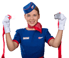 Belt Stewardess Sticker by Rossiya Airlines