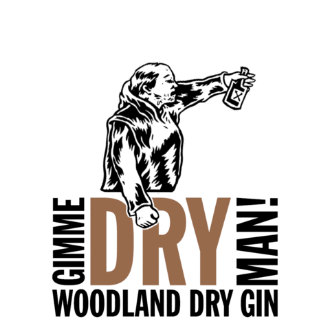 Woodland Dry Gin Sticker