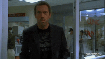 Sarcastic Hugh Laurie GIF by PeacockTV