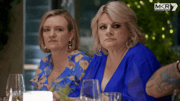 Stare Judging GIF by My Kitchen Rules